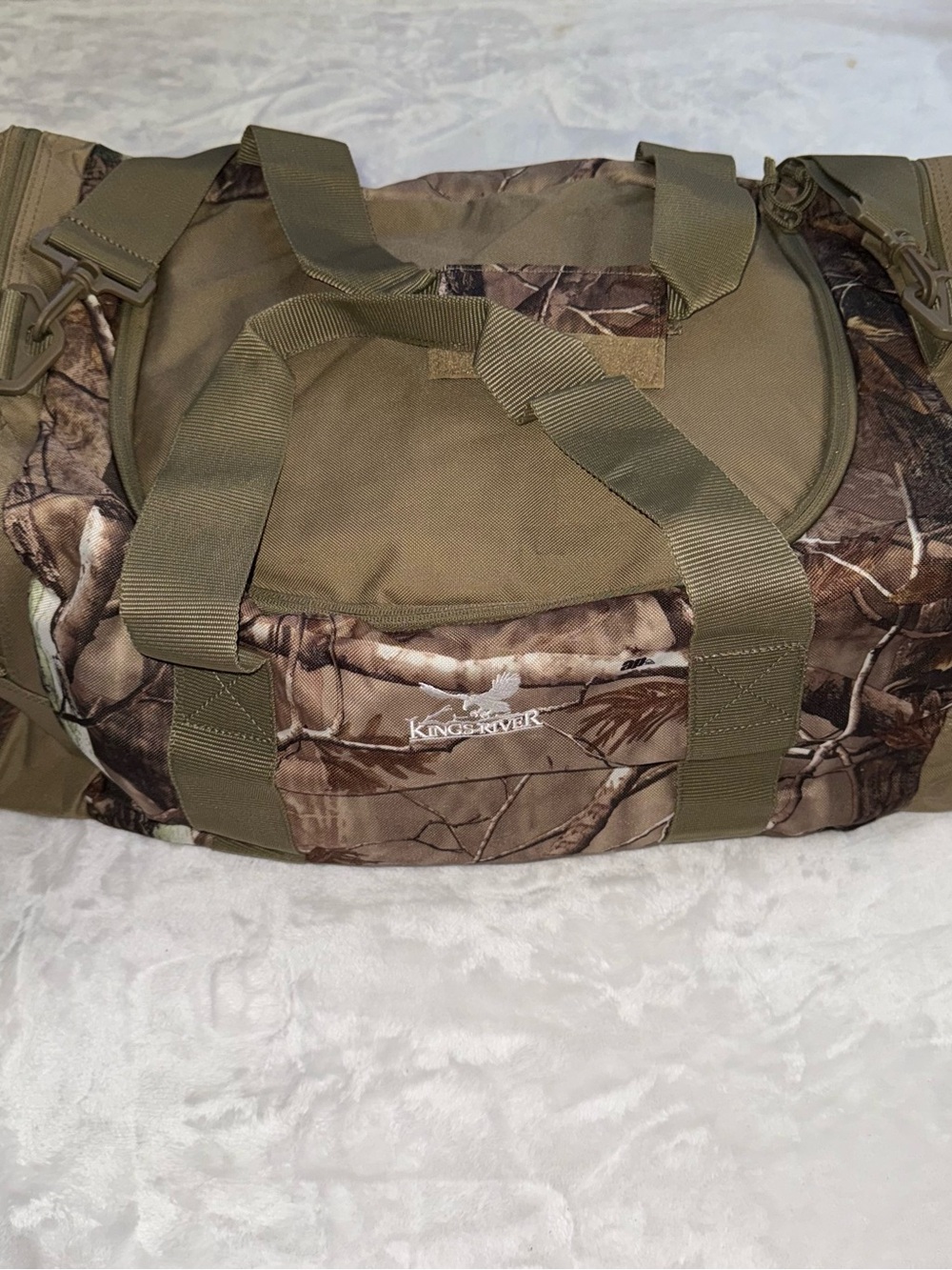 Large Camo Duffel Bag - kings river